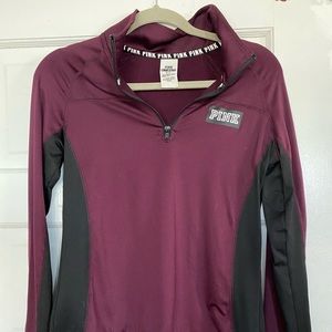 Maroon VS PINK Athletic Zip Up